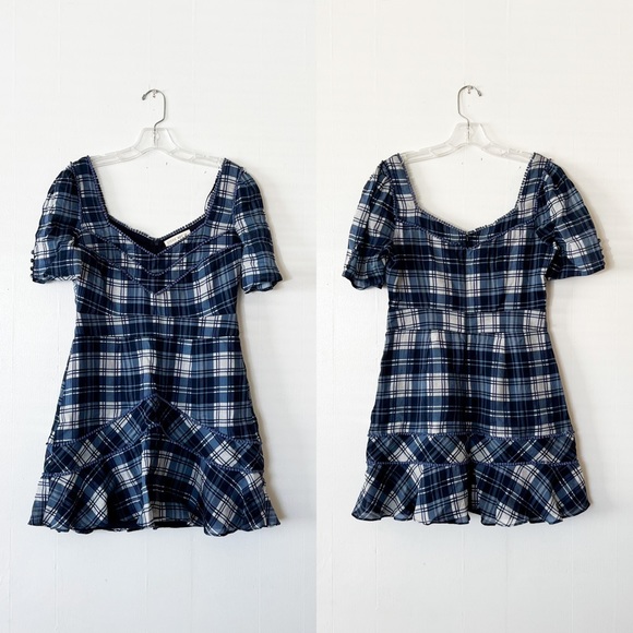 Stevie May Devon Plaid Mini Dress - Picture 3 of 7